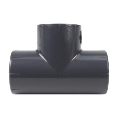Té 90° égal  - 20 mm - Femelle à coller - PVC Pression