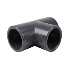 Té 90° égal  - 25 mm - Femelle à coller - PVC Pression