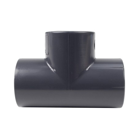 Té 90° égal  - 25 mm - Femelle à coller - PVC Pression