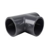 Té 90° égal  - 40 mm - Femelle à coller - PVC Pression