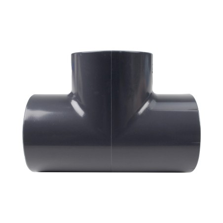Té 90° égal  - 40 mm - Femelle à coller - PVC Pression