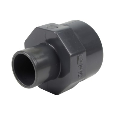 Embout mixte - 20/16 mm - Mâle/Femelle à coller - Taraudé 3/4'' - PVC Pression