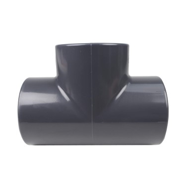 Té 90° égal  - 63 mm - Femelle à coller - PVC Pression