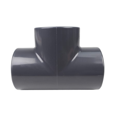 Té 90° égal  - 63 mm - Femelle à coller - PVC Pression