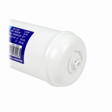 Cartouche en ligne charbon AIC AQUAPRO 11'' raccords rapides 1/4''