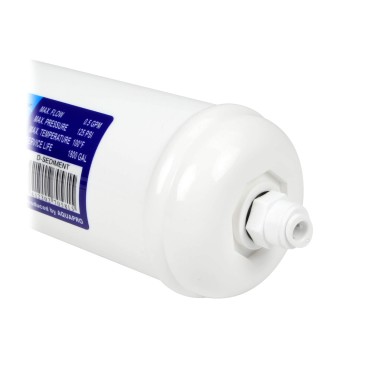 Cartouche en ligne sédiment AIP AQUAPRO 12'' raccords rapides 1/4''