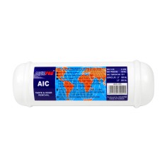 Cartouche en ligne charbon AIC-2S AQUAPRO 6'' taraudé 1/4'' 2