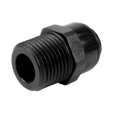 Union simple mâle fileté 1/2" - Raccord rapide 12 mm