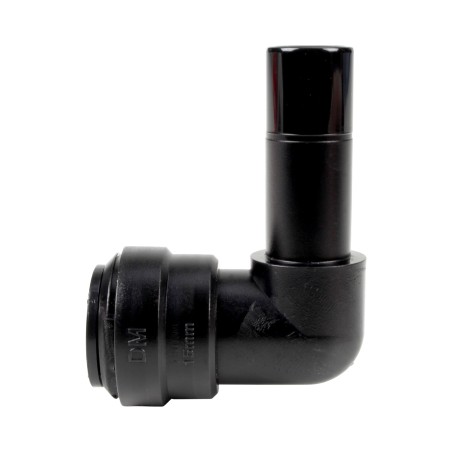 Equerre queue lisse - Raccord rapide 15 mm