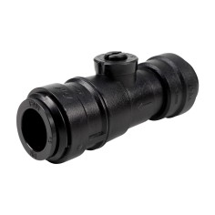 Robinet d'arrêt d'urgence - Raccord rapide 15 mm