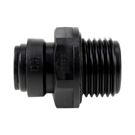 Union simple mâle fileté 1/2" - Raccord rapide 8 mm