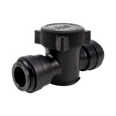 Robinet d'arrêt d'urgence - Raccord rapide 15 mm