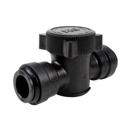 Robinet d'arrêt d'urgence - Raccord rapide 15 mm