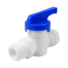 Vanne mâle fileté 3/8" - Raccod rapide 3/8" 2