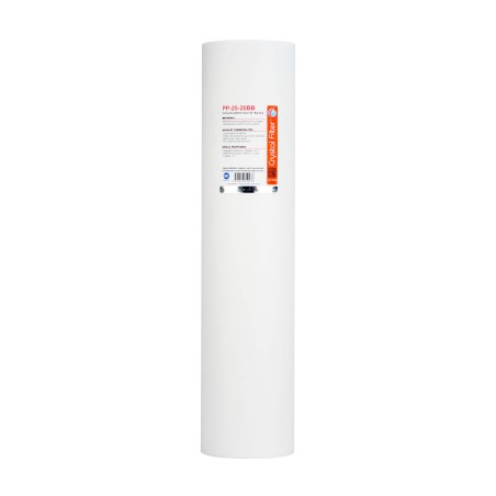 Filtre à Sédiment 20 Pouces Plissé 25 Microns - Compatible Big Blue - Pour Eau Maison, Adoucisseur