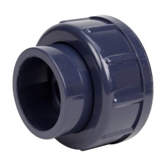 Demi union trois pièces pour débitmètre à ludion 40 mm