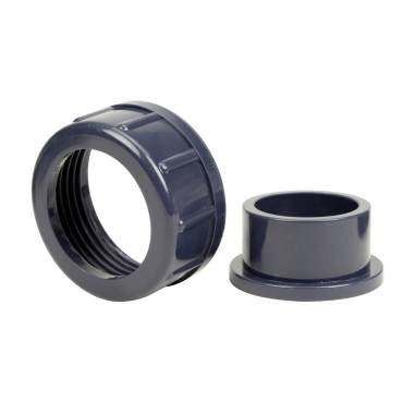 Demi union trois pièces pour débitmètre à ludion 40 mm