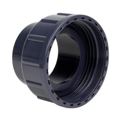 Demi union trois pièces pour débitmètre à ludion 63 mm 2