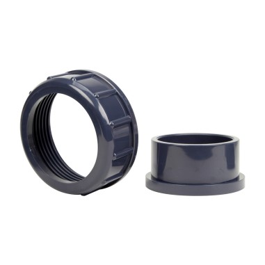 Demi union trois pièces pour débitmètre à ludion 75 mm