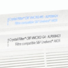 Kit filtre à air G4/M5 compatible VMC S&P Unelvent® AKOR HR après 2009 2