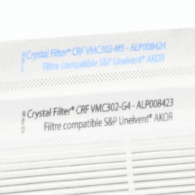 Kit filtre à air G4/M5 compatible VMC S&P Unelvent® AKOR HR après 2009