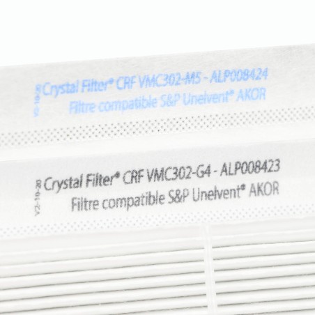 Kit filtre à air G4/M5 compatible VMC S&P Unelvent® AKOR HR après 2009