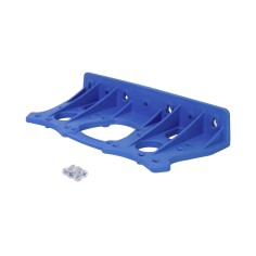 Equerre double  plastique de fixation pour carter Junior - Senior - 3P - duo avec vis