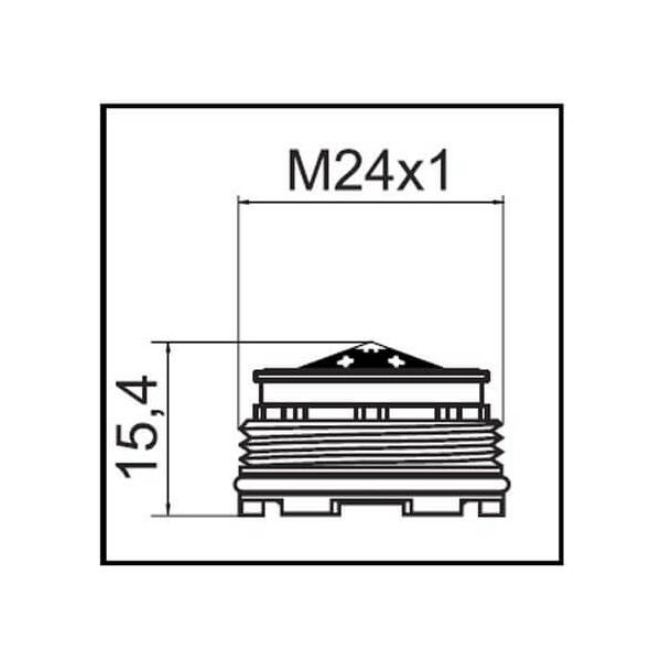 Aérateur Caché avec clé M21 x 1 pour démontage 85D21NC