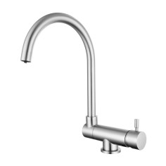 Robinet mitigeur 3 voies rabattable - Arches - Nickel Brossé