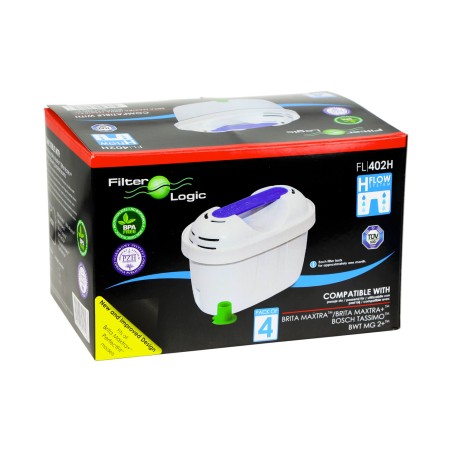Carafe filtrante bleue + 13 cartouches filtrantes compatibles Brita Maxtra