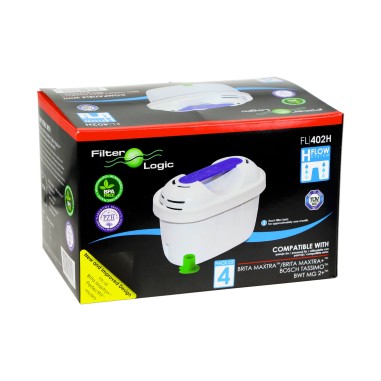 Cartouche filtre pour cafetières Tassimo Bosch ou Brita Maxtra (lot de 4)