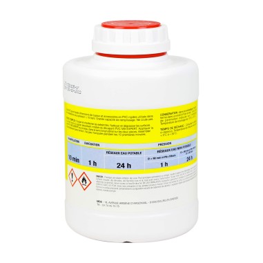 Colle PVC pression et évacuation 1 L