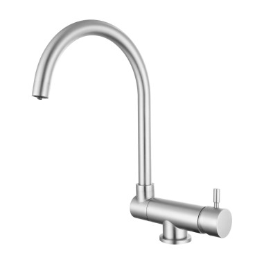 Robinet 3 voies Arches Nickel Brossé + Kit de filtration QCF-3001/321 - PROMO