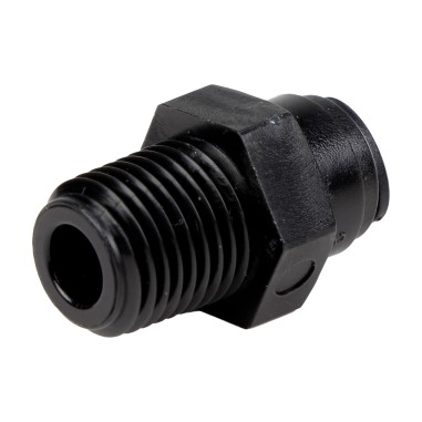 Union simple - Mâle filetée 1/4'' - Push in 5 mm