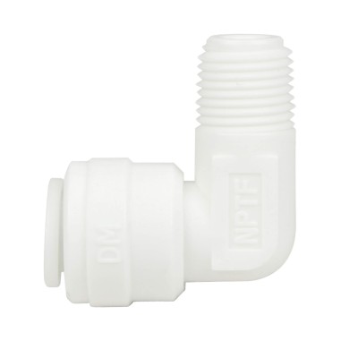 Equerre filetée 90° - Mâle filetée 1/8'' - Push in 1/4''