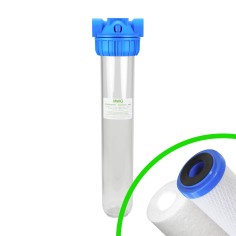 Carter porte filtre 3P 20'' entrée/sortie 1'' femelle 