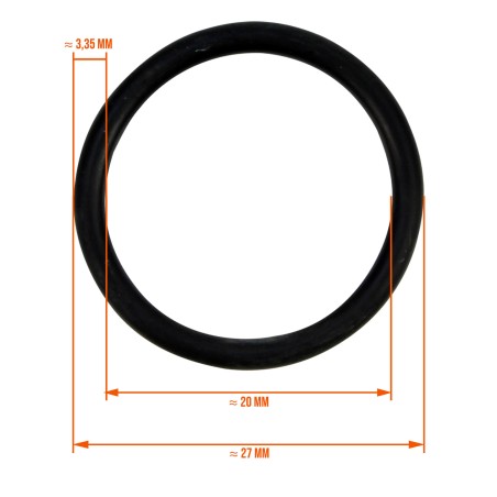 Joint torique pour ''union trois pièces'' 20 mm - PVC Pression
