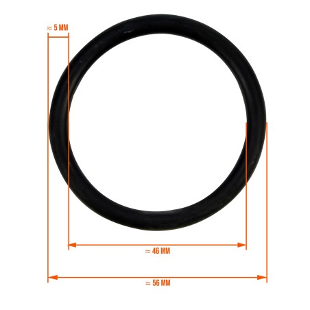 Joint torique pour ''union trois pièces'' 50 mm - PVC Pression