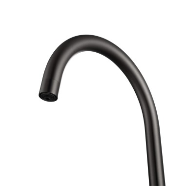 Robinet col de cygne 3 voies -  Biscayne V2 - Gris Mat