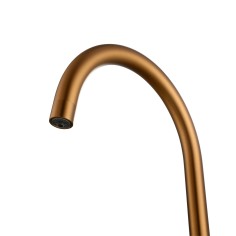 Robinet col de cygne 3 voies -  Biscayne V2 - Cuivre brossé 2