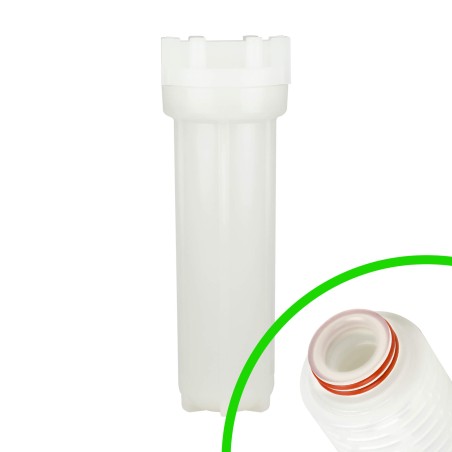 Carter porte filtre 12'' PPN vierge pour cartouche 10'' code 222