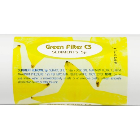 Cartouche inline sediment 5 microns pour osmoseur PALLAS Compact & Ultimate