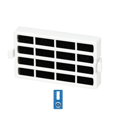 Filtre à air antibactérien Crystal Filter® ANT001 CFR AIR001 pour frigo Whirlpool Pack de 2