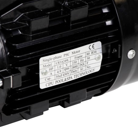 Pompe piscine 1 HP - Débit 18.8 m³/h