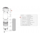 Clip de sécurité FHPS-02-A-02 pour carter Crystal Filter® FHP-02