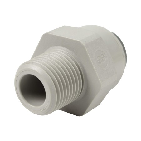 Union simple - Mâle filetée 3/8'' - Push in 1/2''