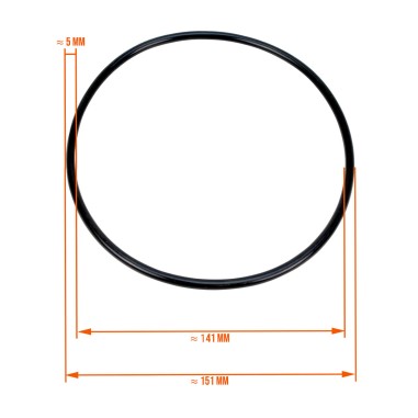 Joint torique pour carter Big Blue 10'' et 20'' - Crystal Filter® - FHPP-10BB et FHPP-20BB