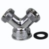 Raccord en Y pour alimentation 2 machines - 005021 - Copyright Waterconcept