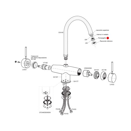 Mousseur aérateur robinet Anemone Chromé - Waterconcept 007949