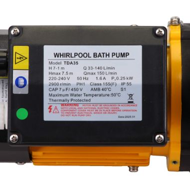 Pompe de filtration LX Whirlpool TDA35 - 0,25 kW - 9 m³/h